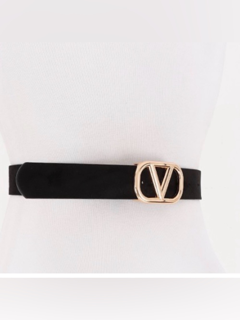 Designer Style Black Belt
